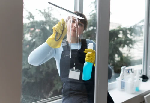 Nettoyage de vitres intérieures et extérieures à Ruillé-Froid-Fonds